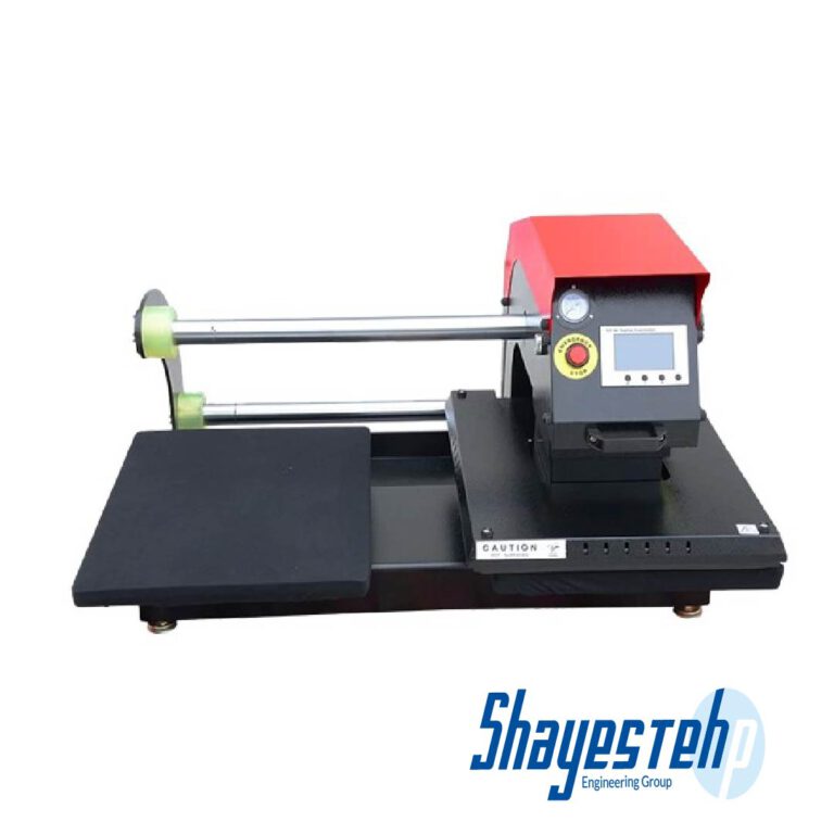 پرس حرارتی (تخت) پنیوماتیک دو صفحه سایز 40*50