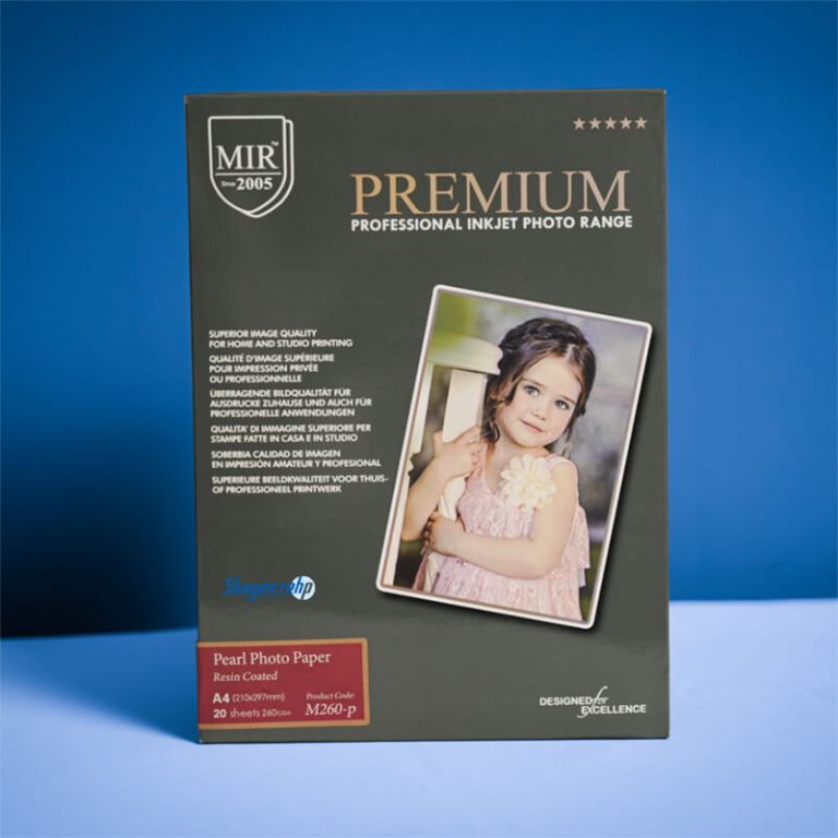 شیت گلاسه ابریشمی A4 MIR