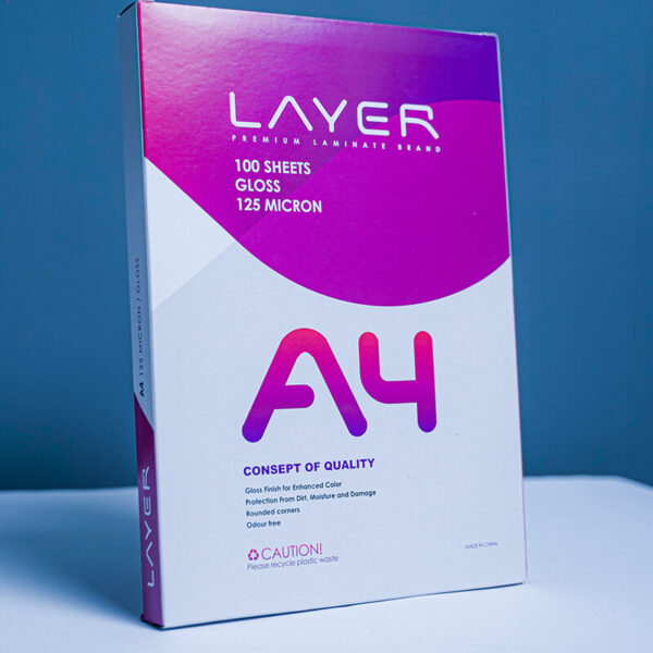 شیت لمینت گرم براق LAYER A4
