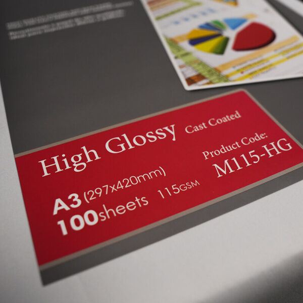 شیت فتوگلاسه A3 120 گرم